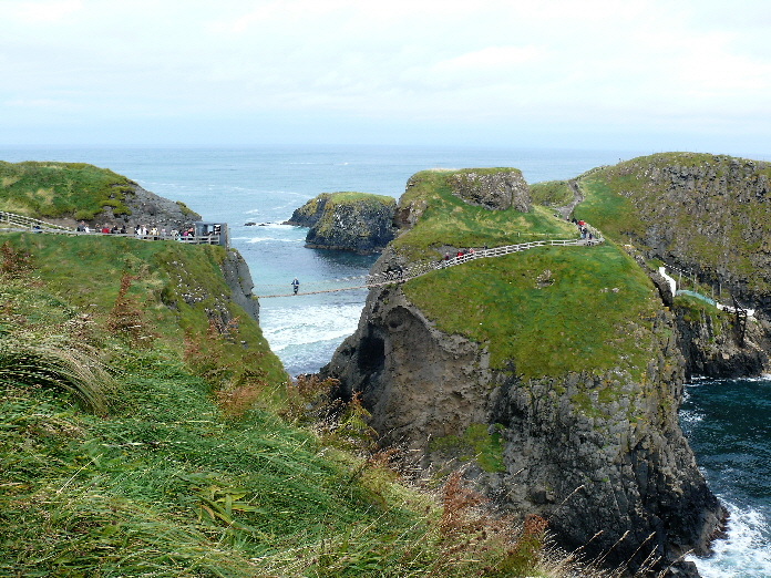 Hngebrcke Carrick-a-Rede, Nordirland / suspension bridge Northern Ireland