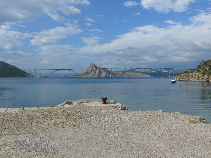 Brcke zur Insel Krk, Istrien / bridge to reach teh isle of Krk