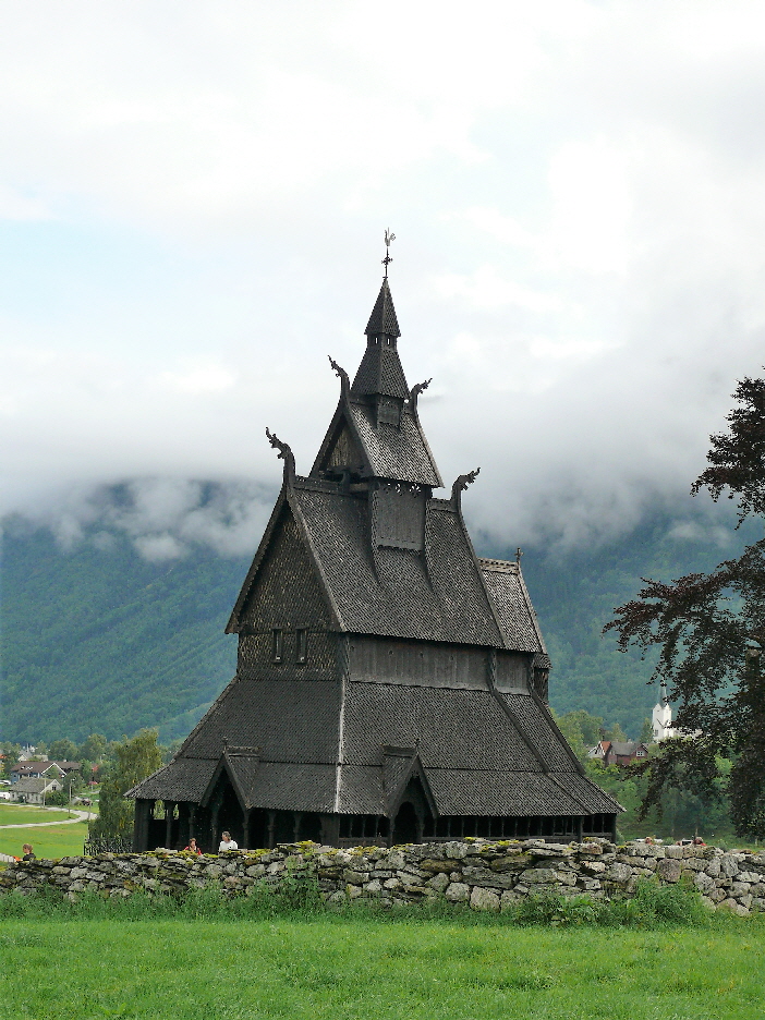 Stabkirche in Norwegen / famous church in Norway