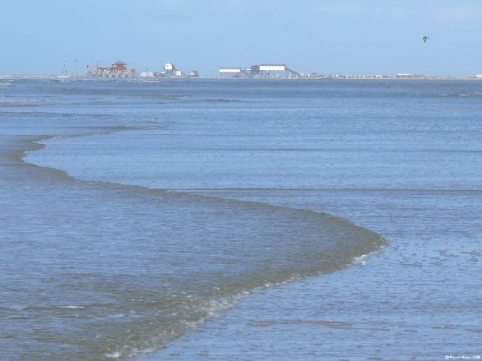 St.Peter-Ording Flut kommt / the tide is coming in